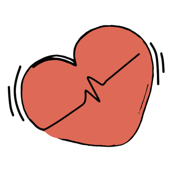 sydän kuvitus kammiovärinä sydäniskuripalvelu sydäniskuri defibrillaattori deffa defibrilaattori