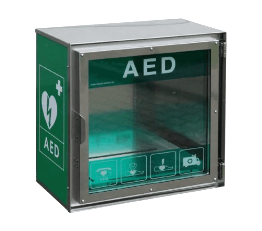 ulkokaappi defibrillaattori sydäniskuri